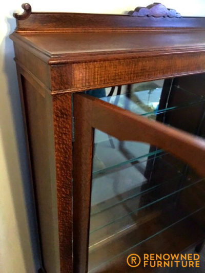 From silky oak cupboard to classy display cabinet