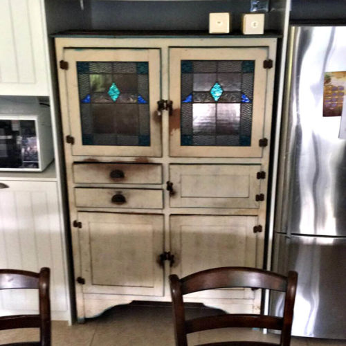 Refurbished kitchen hutch